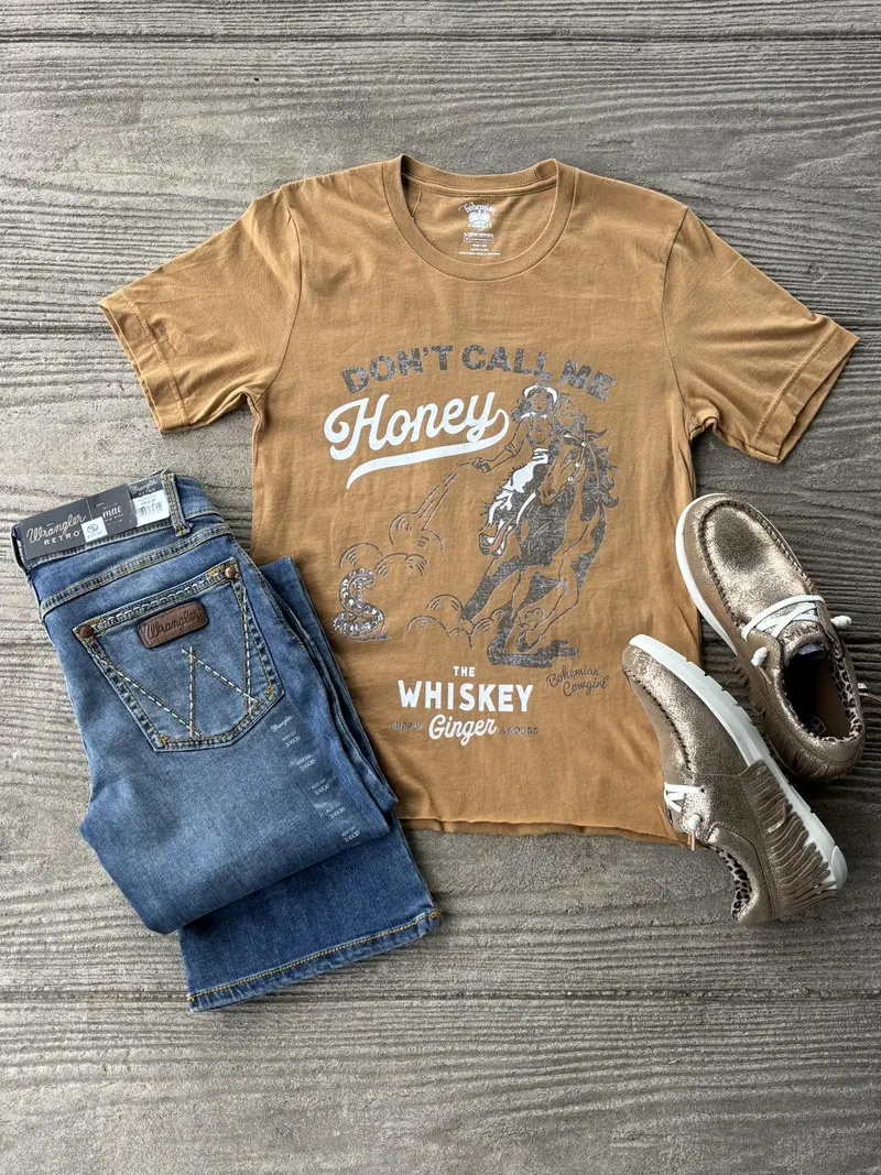 Bohemian Cowgirl Don't Call Me Honey Tee 1