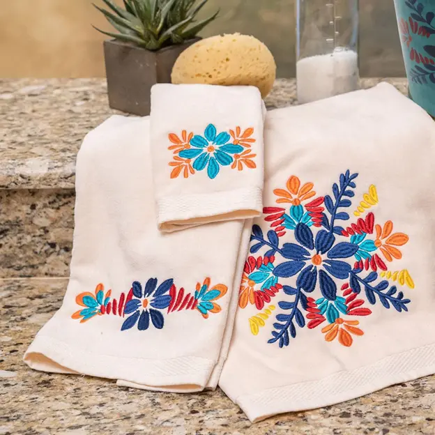 Bonita 3 Piece Cream Towel Set 1