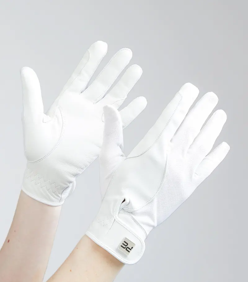 Bordoni Leather Mesh Competition Riding Gloves 1