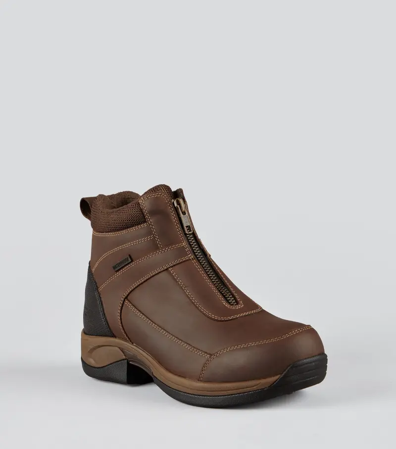 Borelli Waterproof Zipped Boots Brown 1