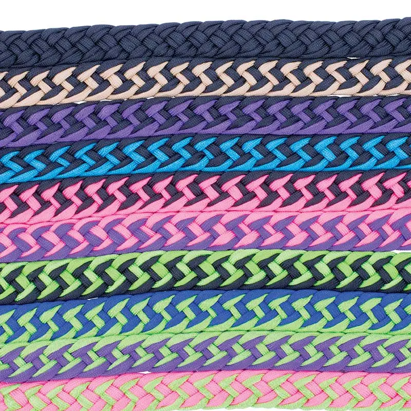 Braided Barrel Reins With Scissor Snaps 2