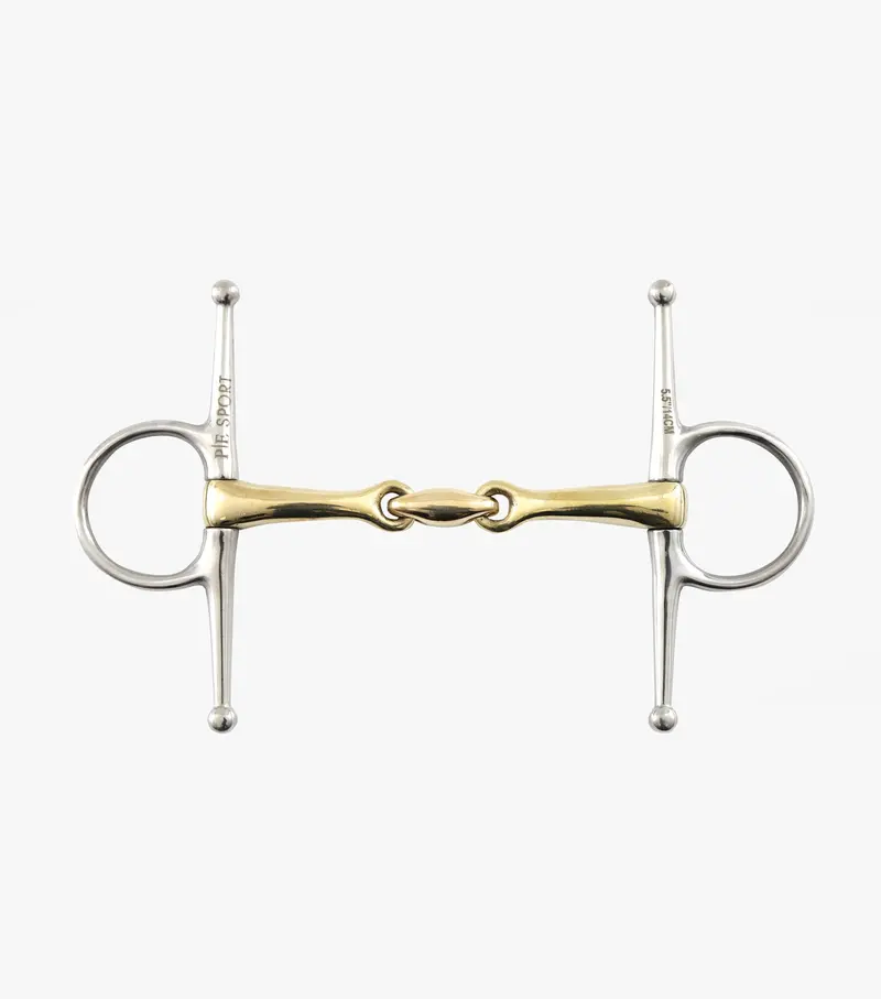 Brass Alloy Full Cheek Snaffle With Lozenge 1