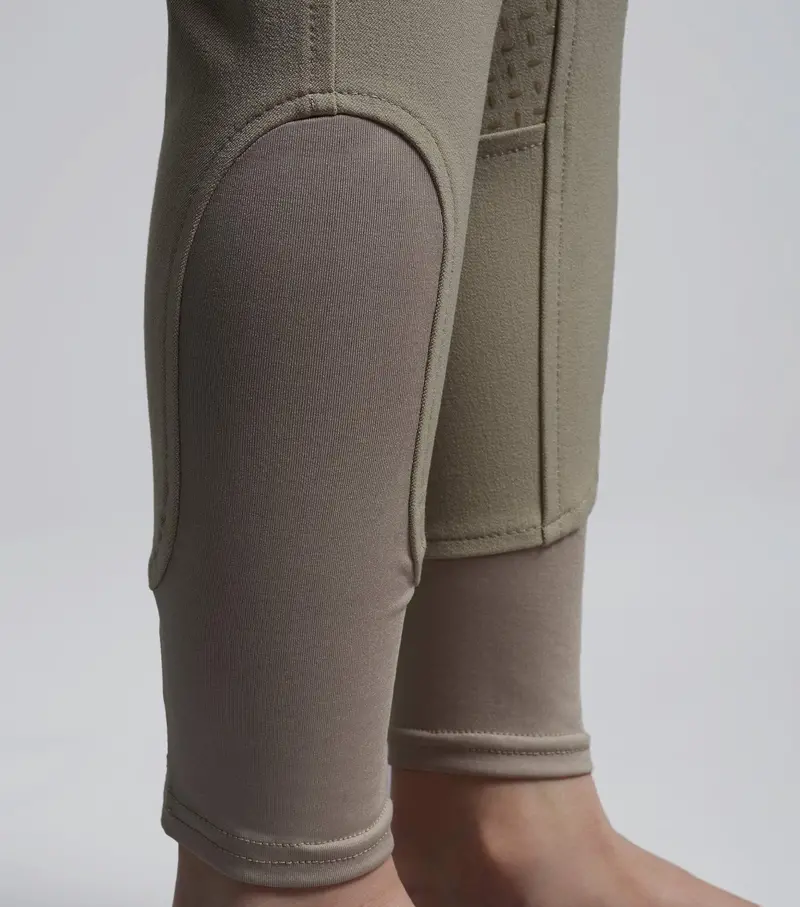Brava Girls Full Seat Gel Competition Riding Breeches Beige 6
