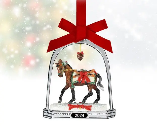 Breyer 2024 Holiday Après Ski Stirrup Ornament 1