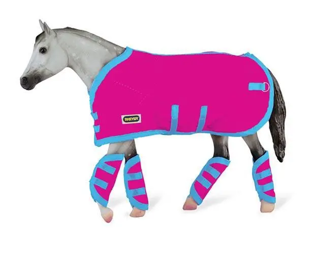 Breyer Blanket And Shipping Boots - Hot Pink 1
