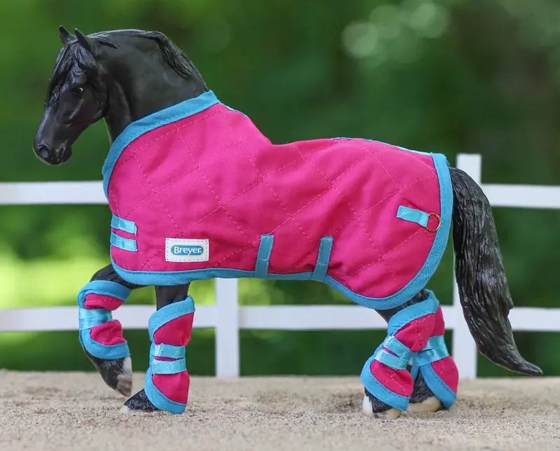 Breyer Blanket & Shipping Boots - Hot Pink 1