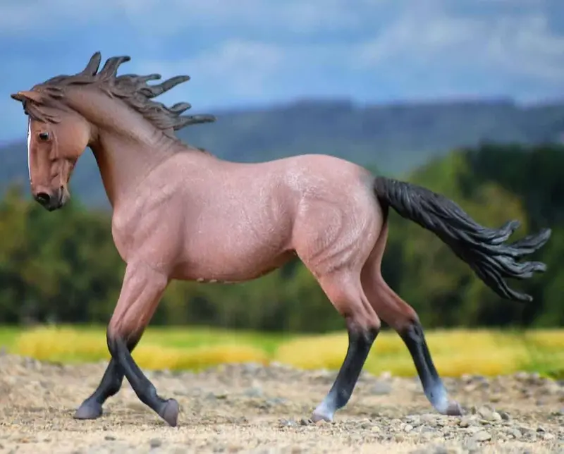 Breyer Collect-A Bay Roan Mustang Mare 1
