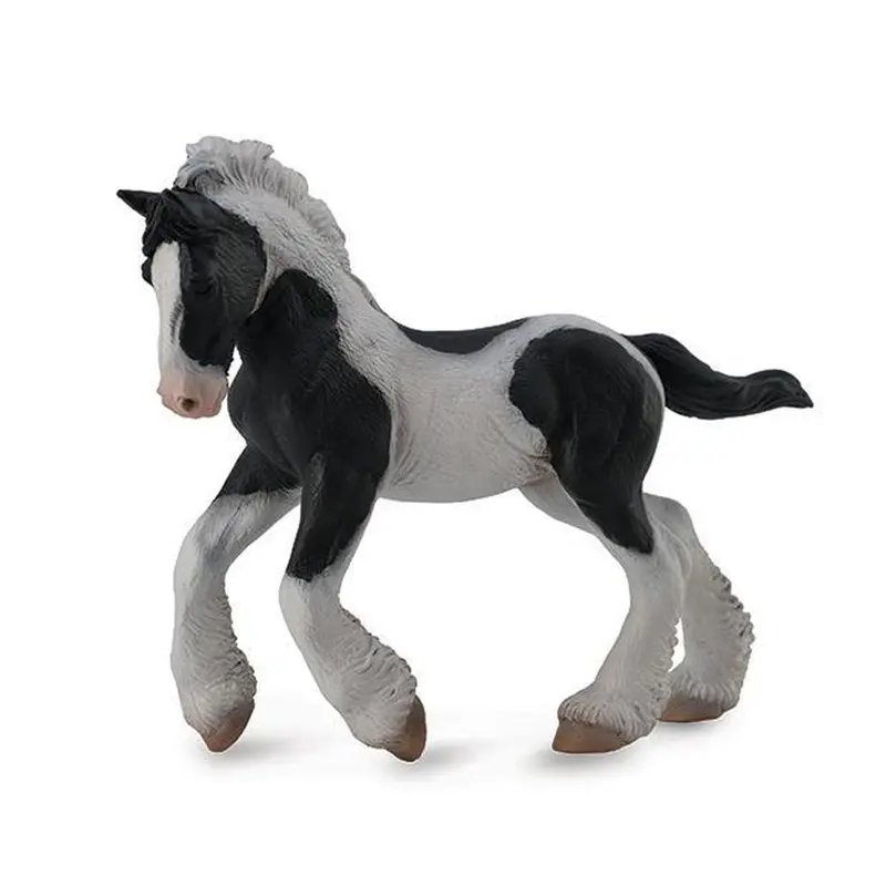 Breyer Collect-A Black And White Piebald Gypsy Foal 1