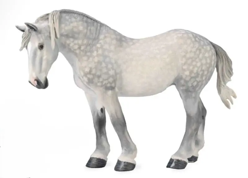 Breyer Collect-A Percheron Mare – Dapple Grey 1