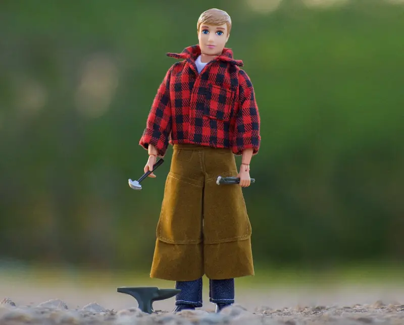 Breyer Farrier With Blacksmith Tools 8" Figure 2