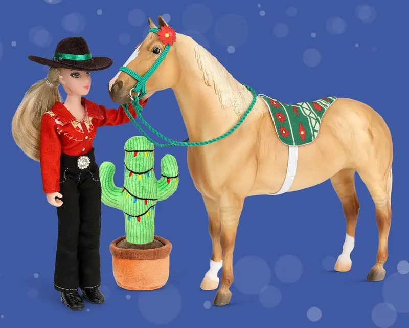 Breyer Holiday Trail Ride 2025 Holiday Play Set 1