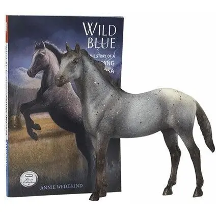 Breyer Horse Wild Blue Book And Model Set 1