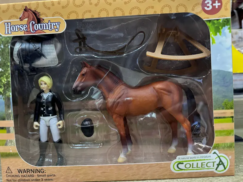 Breyer Lady Tournament Rider & Accessories Window Box 1