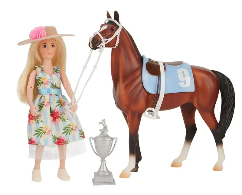 Breyer Winner's Circle Gift Set - Tinsley & Buttercup Breeze 1