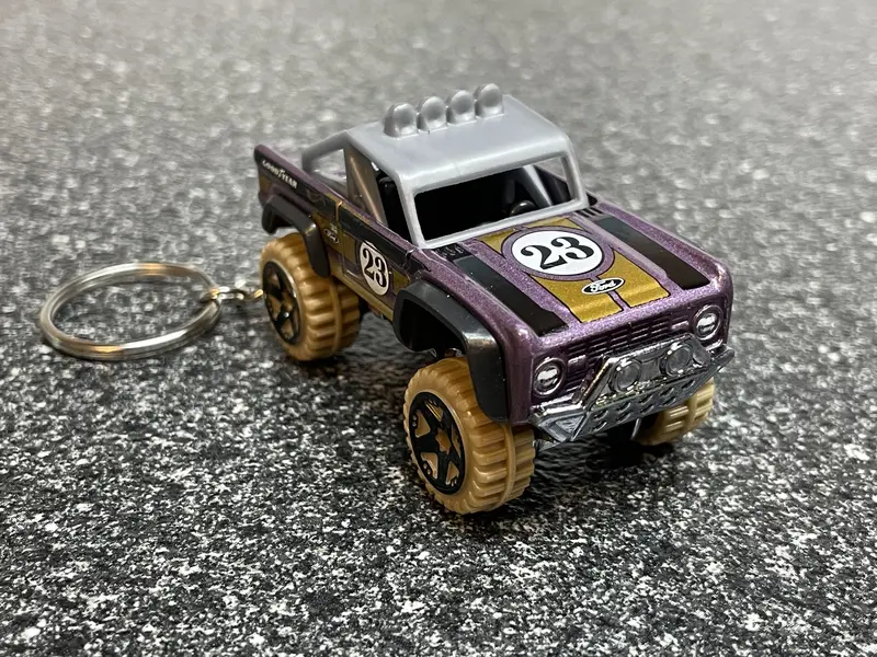 Bronco 4X4 Offroad Prerunner Keychain Hot Wheels Matchbox 1