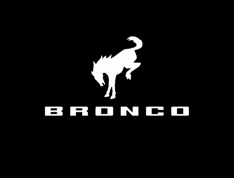 Bronco Bottom Horse Iron On Heat Transfer Vinyl Htv Decal 4" 6" 8" 10" 12" Ford Multiple Colors 1