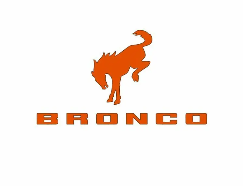 Bronco Bottom Horse Iron On Heat Transfer Vinyl Htv Decal 4" 6" 8" 10" 12" Ford Multiple Colors 4