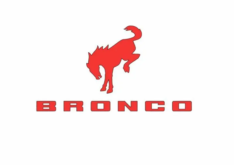 Bronco Bottom Horse Iron On Heat Transfer Vinyl Htv Decal 4" 6" 8" 10" 12" Ford Multiple Colors 5
