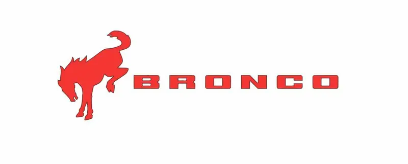 Bronco Side Horse Iron On Heat Transfer Vinyl Htv Decal 4" 6" 8" 10" 12" Ford Multiple Colors 3