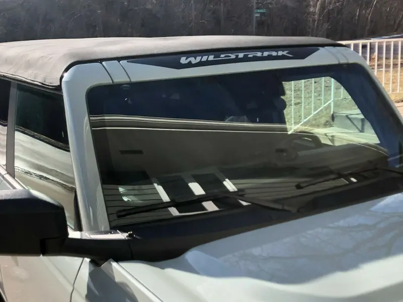 Bronco Wildtrak Above Windshield Vinyl Decal Sticker 36" X 4" Multiple Colors Available 1
