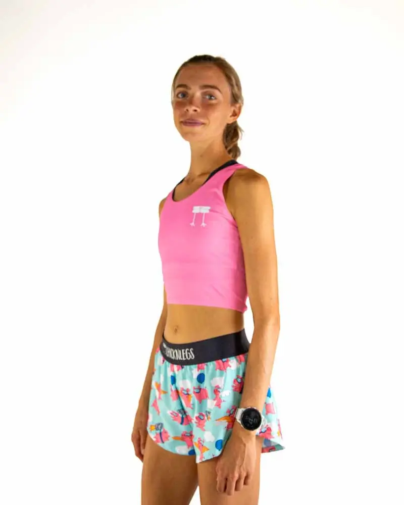 Bubblegum Pink Pwr Crop Top 3