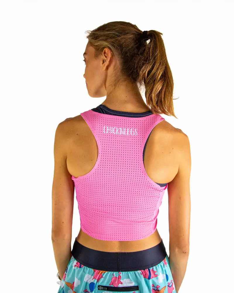 Bubblegum Pink Pwr Crop Top 5
