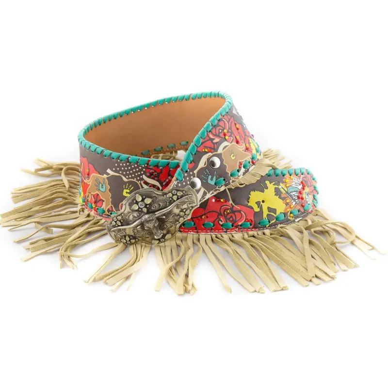 Buffalo Billie With Fringe Fashion Belt 1