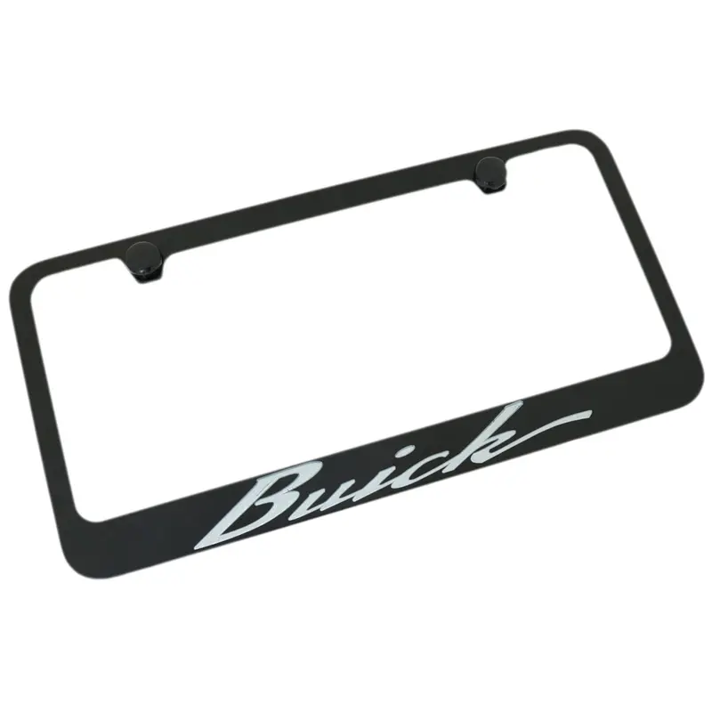 Buick California Script License Plate Frame (Black) 1