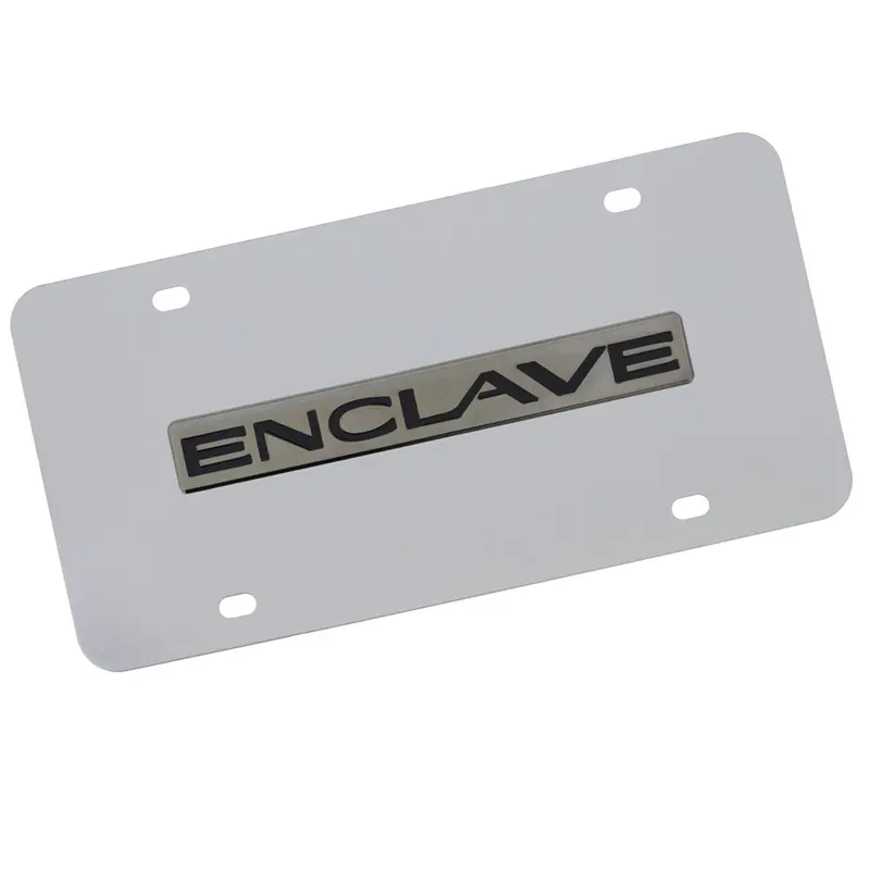 Buick Enclave Badge License Plate (Chrome) 1