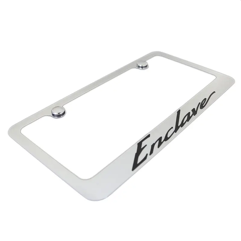 Buick Enclave California Script License Plate Frame (Chrome) 2