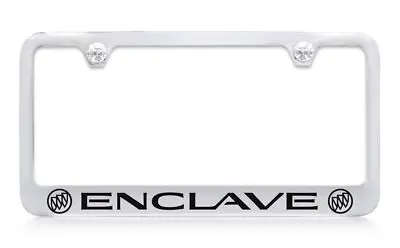 Buick Enclave Dual Logo License Plate Frame (Chrome) 1