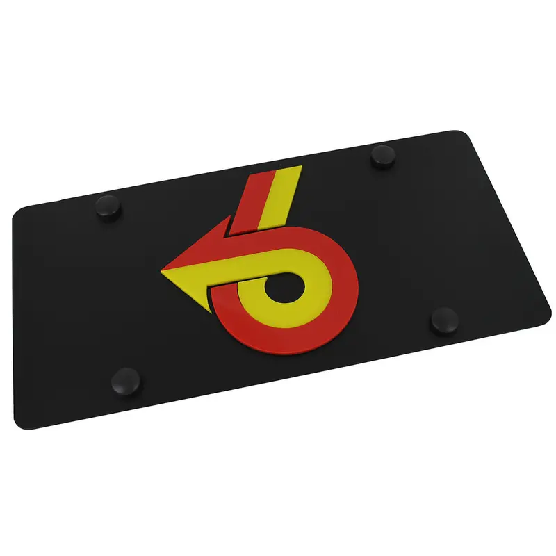 Buick Grand National License Plate (Black) 1