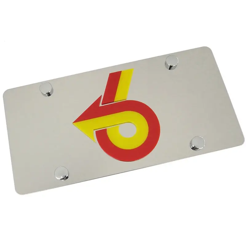 Buick Grand National Logo License Plate (Chrome) 1