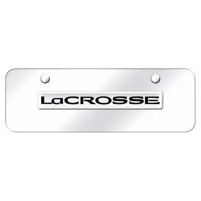Buick Lacrosse Name Mini License Plate (Chrome On Mirrored) 1