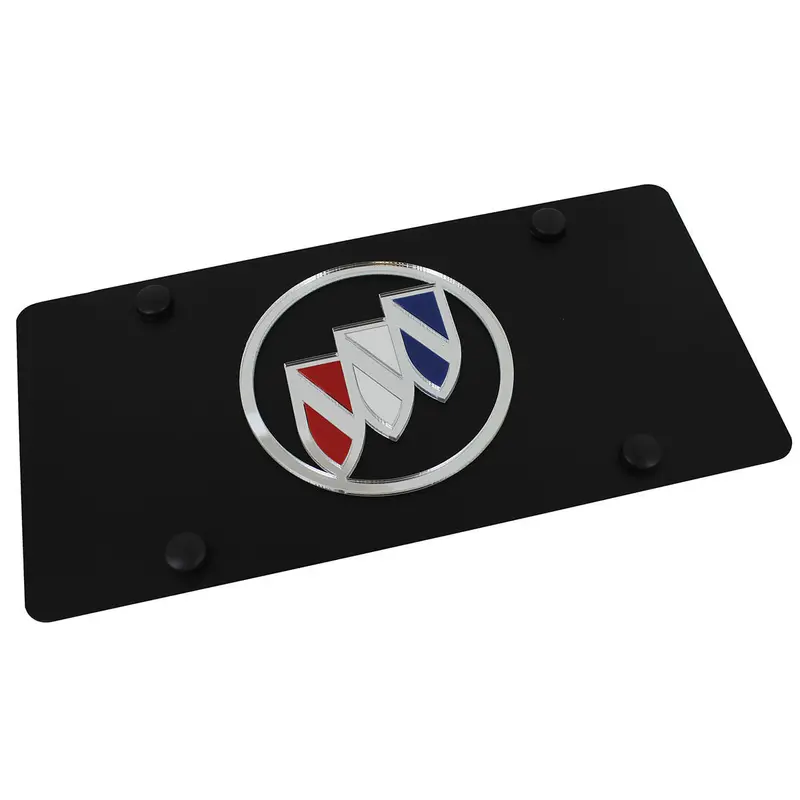 Buick Logo License Plate (Black) 1