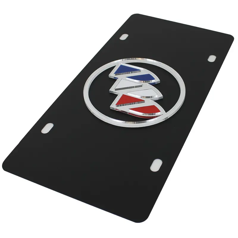 Buick Logo License Plate (Black) 2