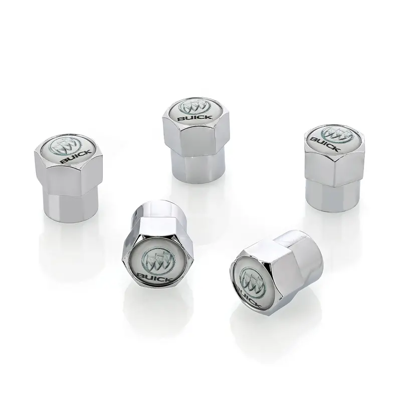 Buick Logo Tire Valve Caps (Chrome) 1