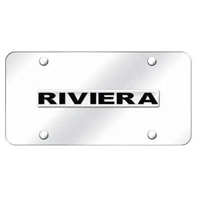 Buick  Name License Plate (Chrome On Mirrored) 1