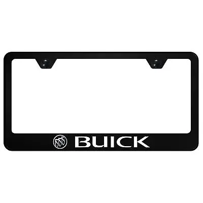 Buick Uv Print Polycarbonate License Plate Frame (Black) 1