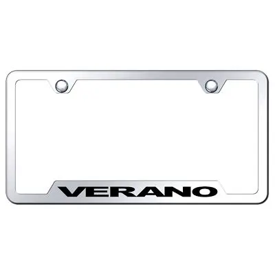 Buick Verano Laser Etched Logo Cut-Out License Plate Frame (Chrome) 1