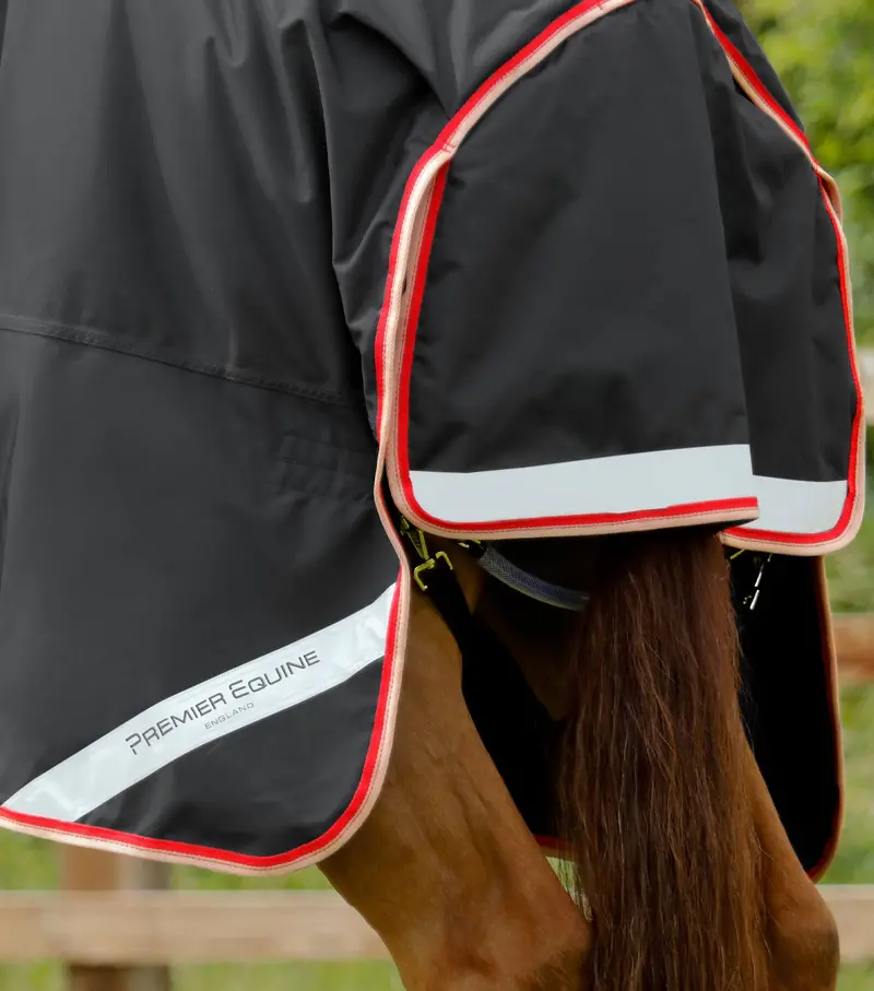 Buster 100G Turnout Rug With Snug-Fit Neck Cover Black 6