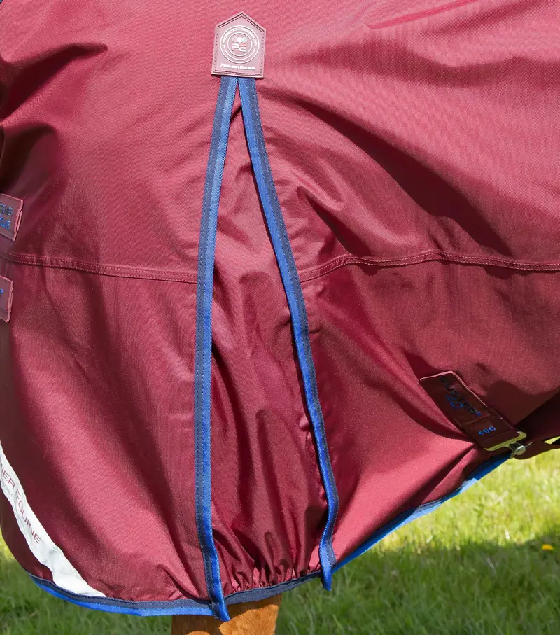 Buster 40G Turnout Rug With Classic Neck Cover Burgundy 5