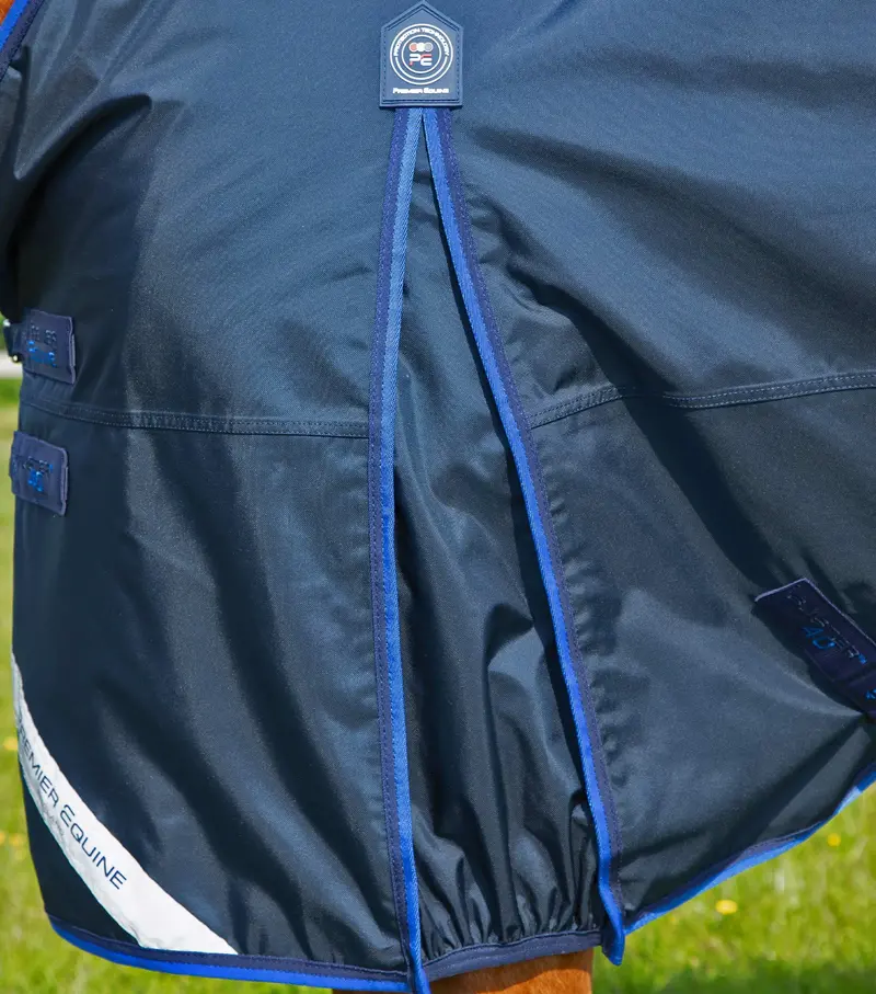 Buster 40G Turnout Rug With Classic Neck Cover Navy 4