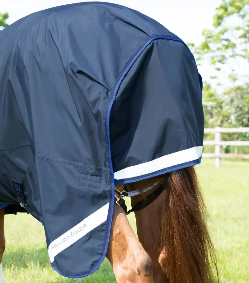 Buster 40G Turnout Rug With Classic Neck Cover Navy 5