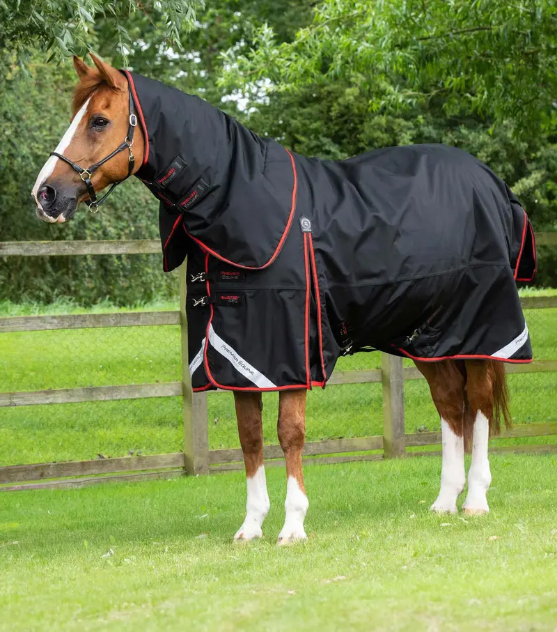 Buster 420G Turnout Rug With Classic Neck Cover Black 1