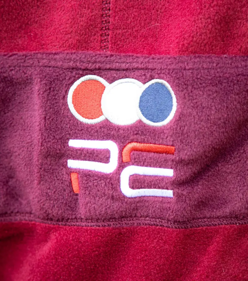 Buster Fleece Cooler Rug - Continental Edition Burgundy 5