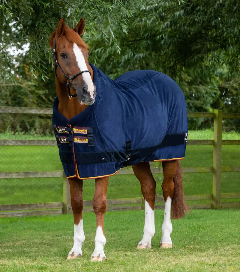 Buster Fleece Cooler Rug - Continental Edition Navy 1