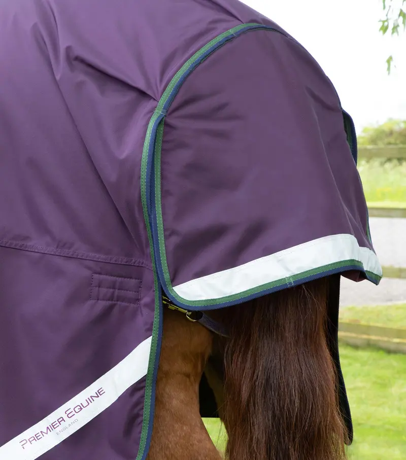Buster Hardy 100G Half Neck Turnout Rug Purple 5