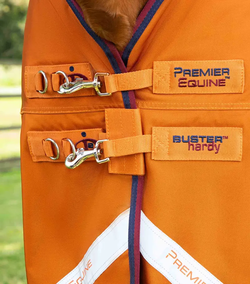 Buster Hardy 200G Half Neck Turnout Rug Burnt Orange 3
