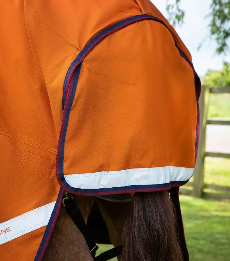 Buster Hardy 200G Half Neck Turnout Rug Burnt Orange 5